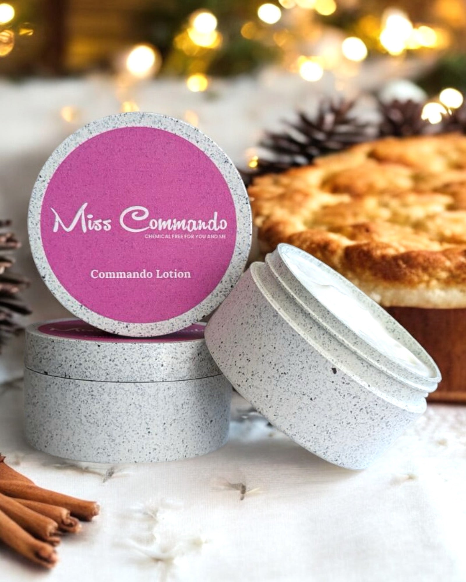 Miss Commando Goat's Milk Chemical Free Lotion Amish Apple Pie