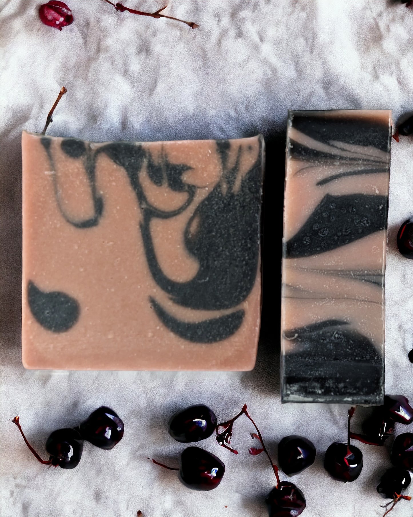 Black cherry goat milk soap, non-toxic and cruelty-free