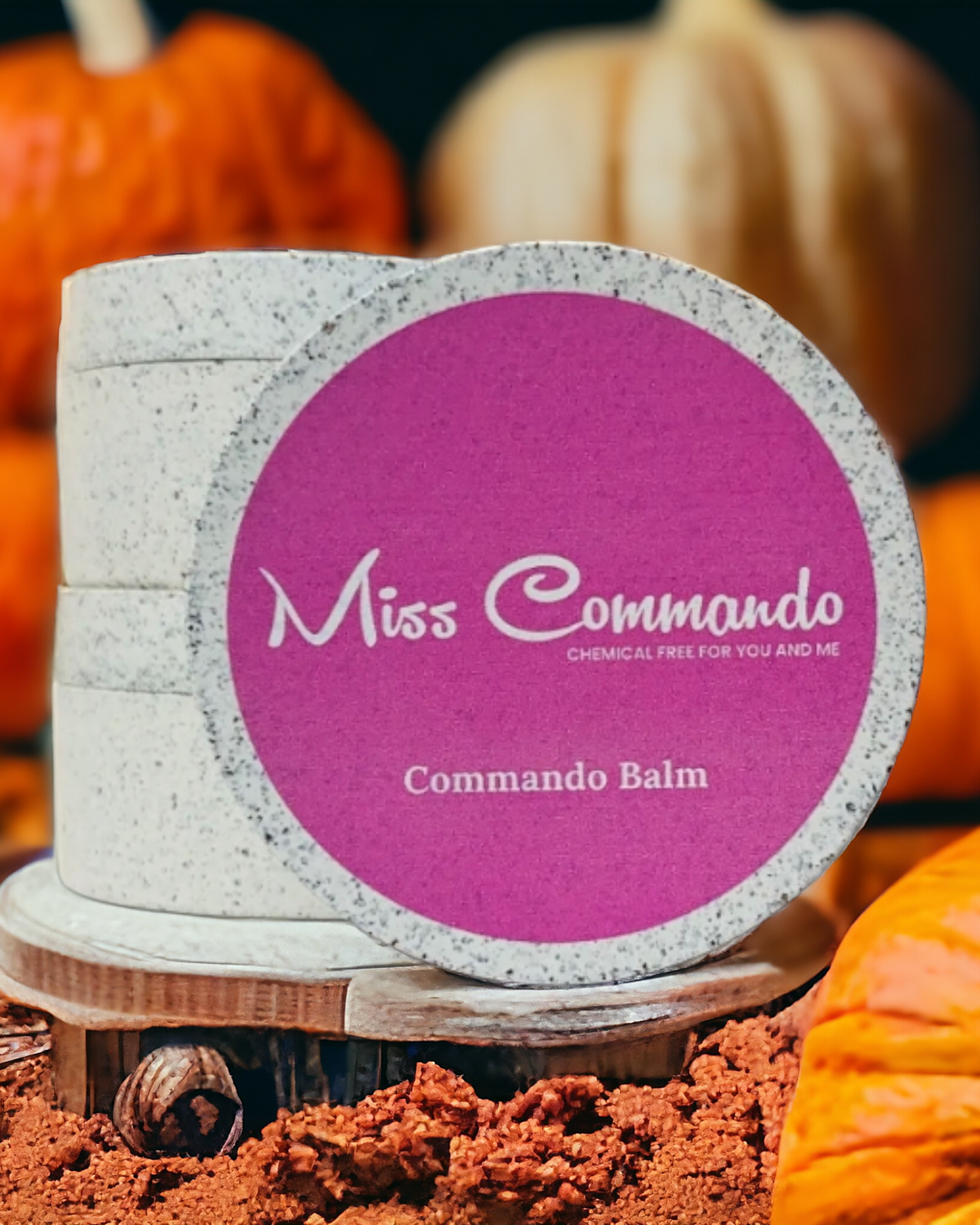 Pumpkin Spice Shea Balm, chemical-free fall skincare