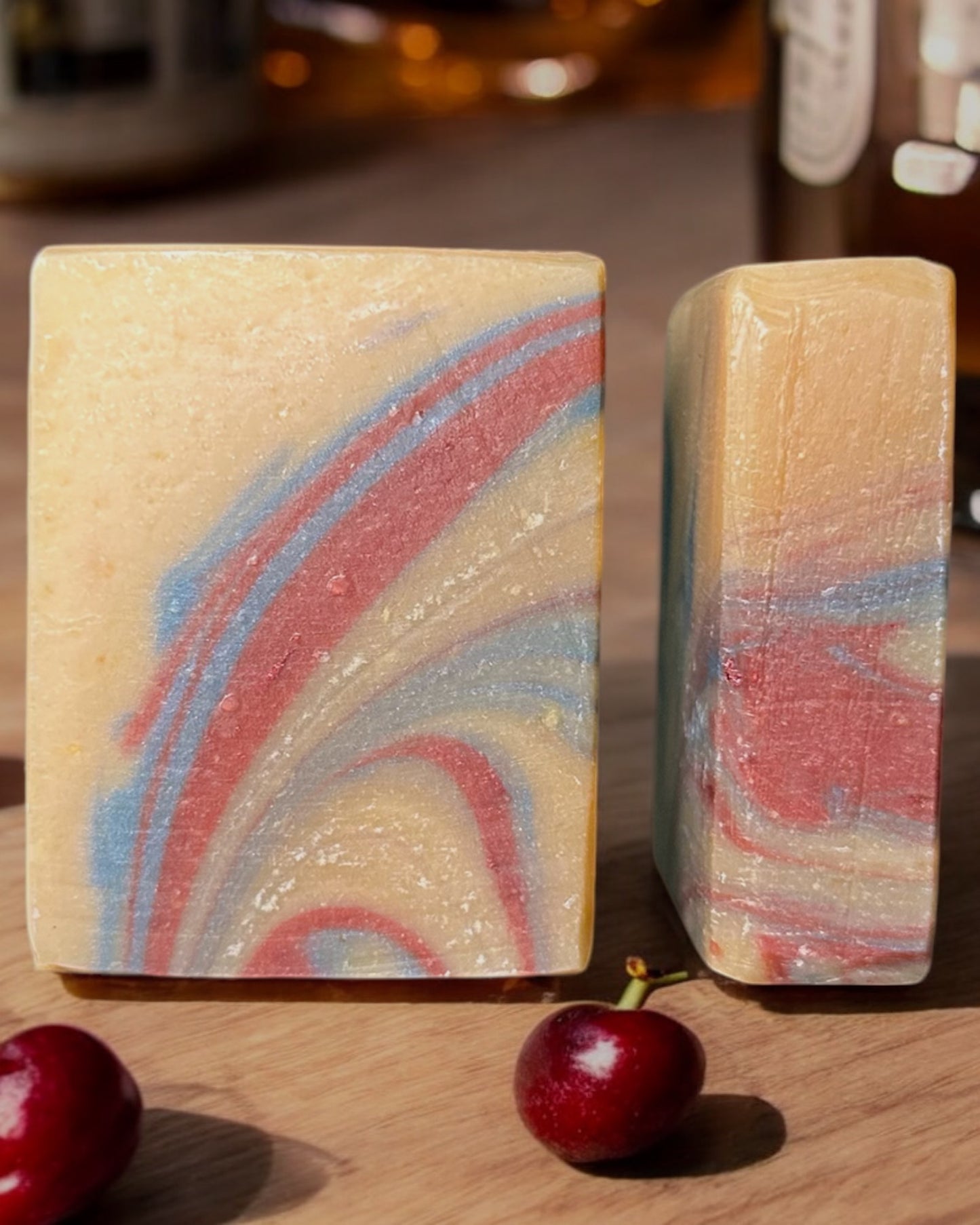 Bourbon goat milk soap, chemical-free and eco-friendly