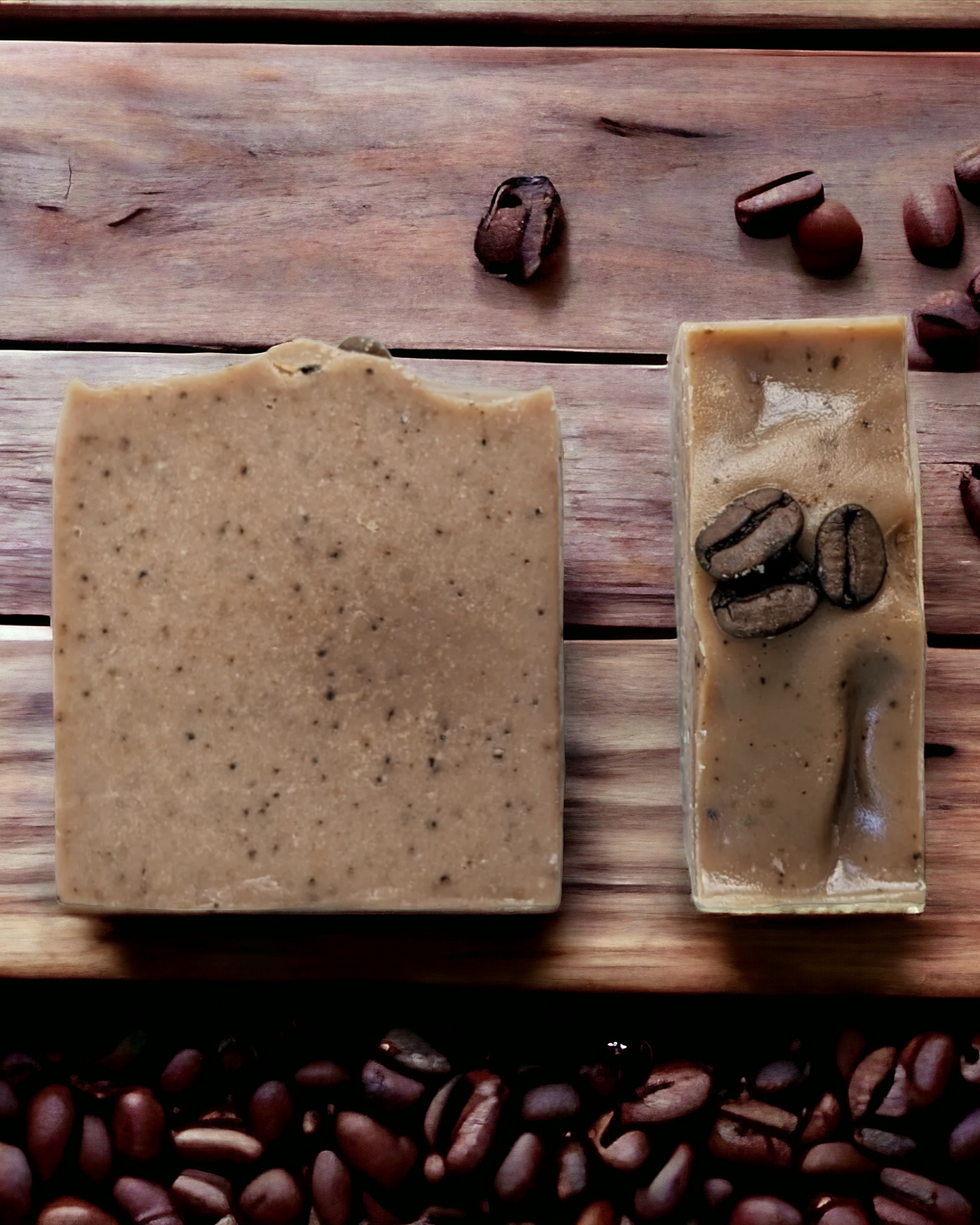 Coffee goat milk soap bar, natural and exfoliating