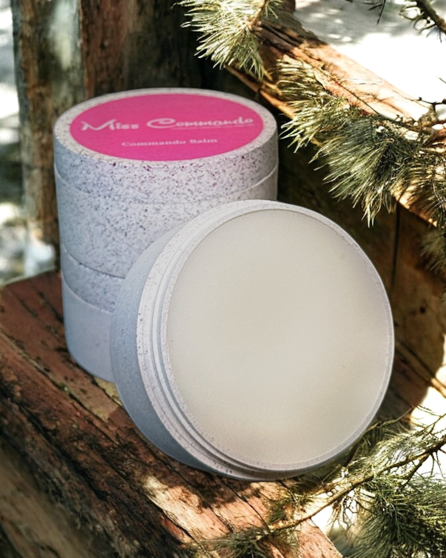 Chemical-free Cedar and Oak Shea Butter Balm for Soft Skin