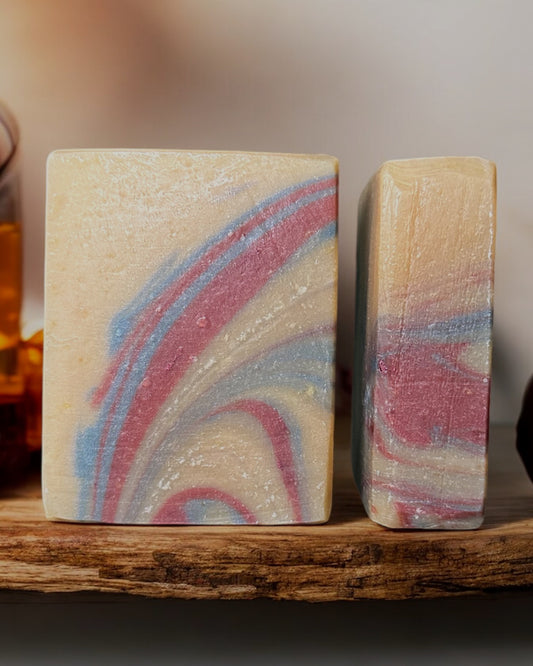 Bourbon goat milk soap, chemical-free and eco-friendly