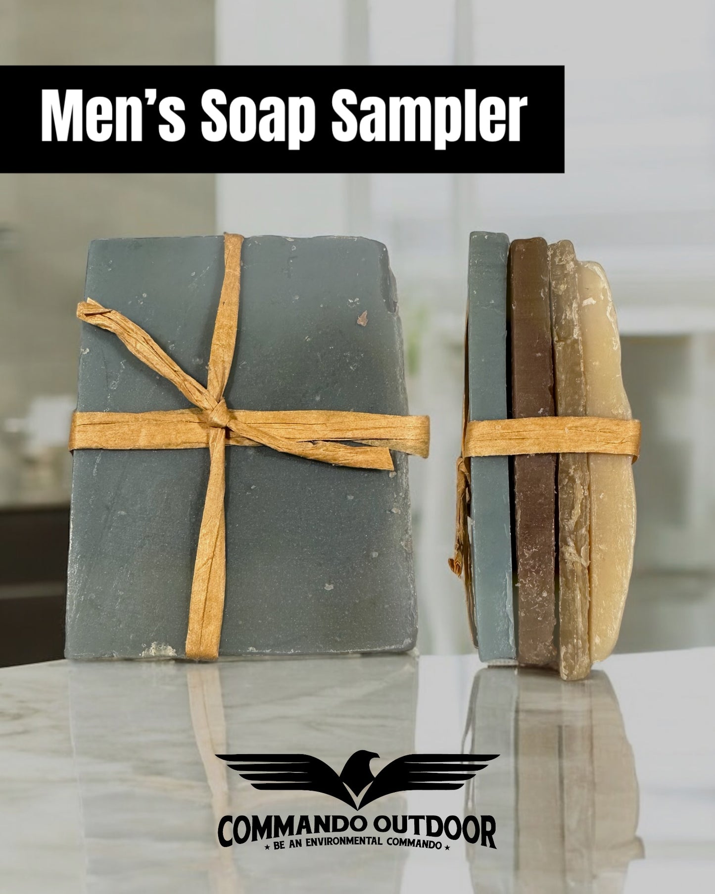 Commando Outdoor Men's Soap Sampler Pack