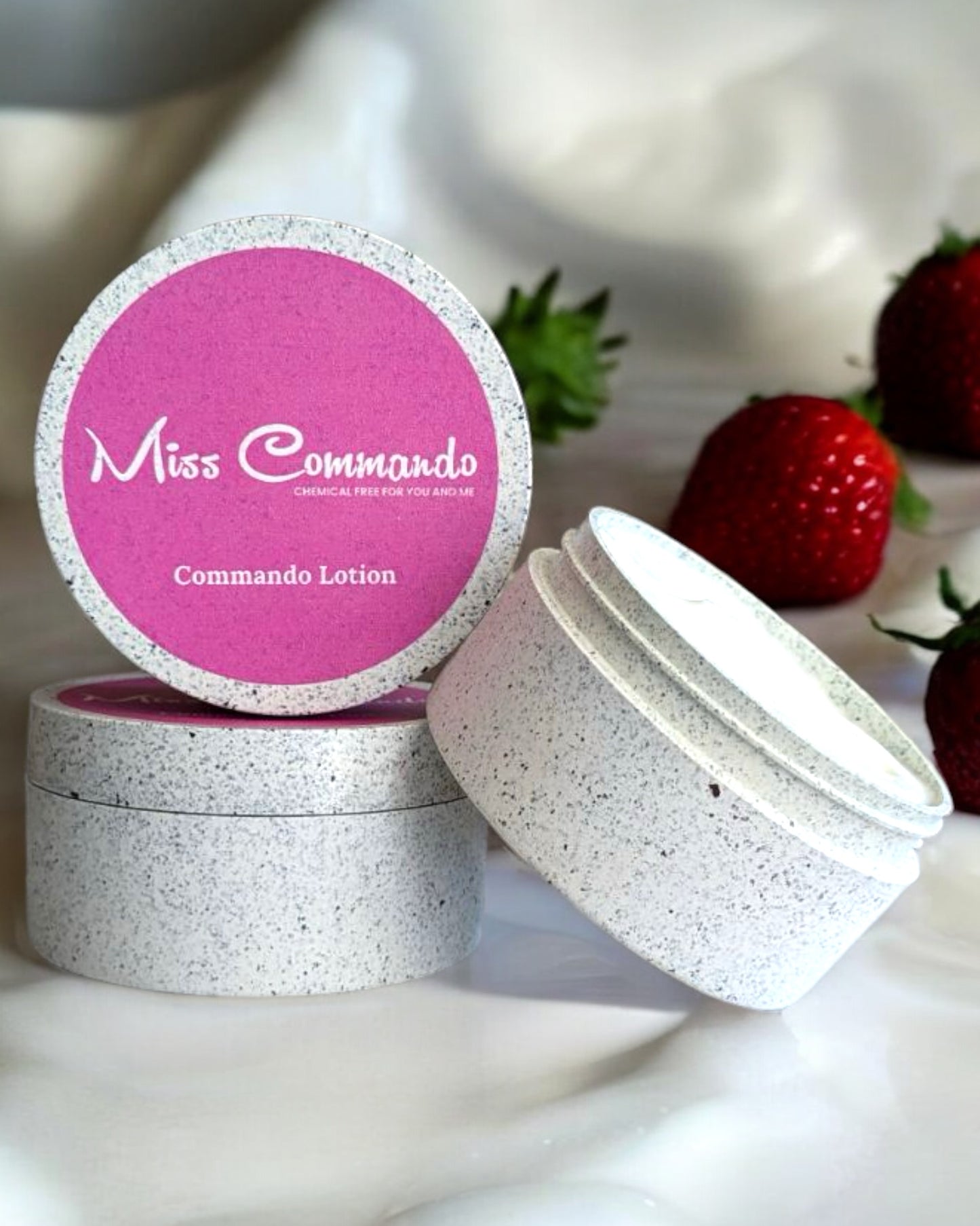 Miss Commando Goat's Milk Lotion (Strawberries & Cream) Limited Edition