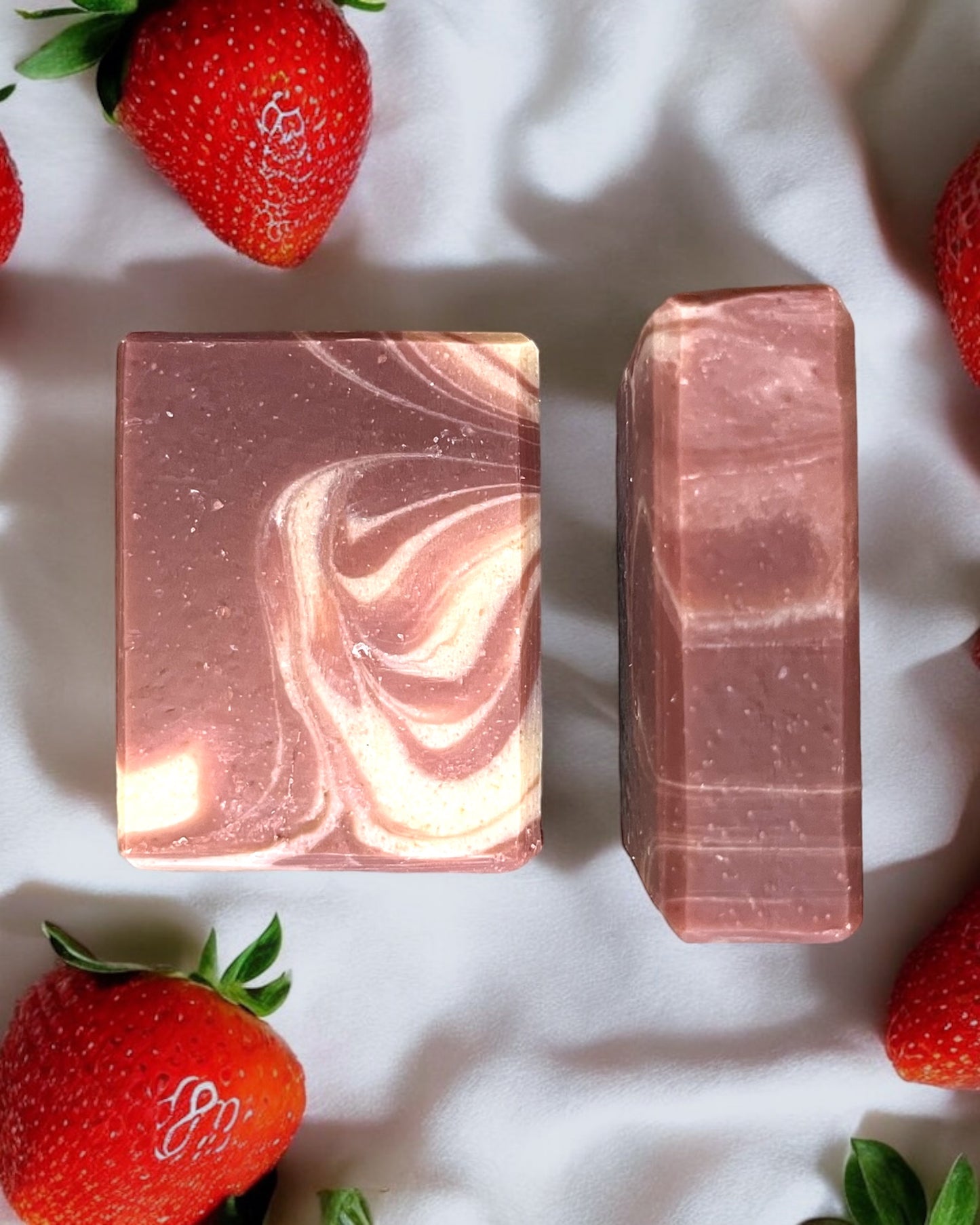 Limited Edition Strawberries and Cream Commando Soap  Summer Special