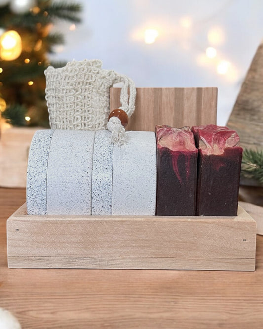 Santa's Goat Milk Christmas Bundle, Goat Milk Soap and Lotion